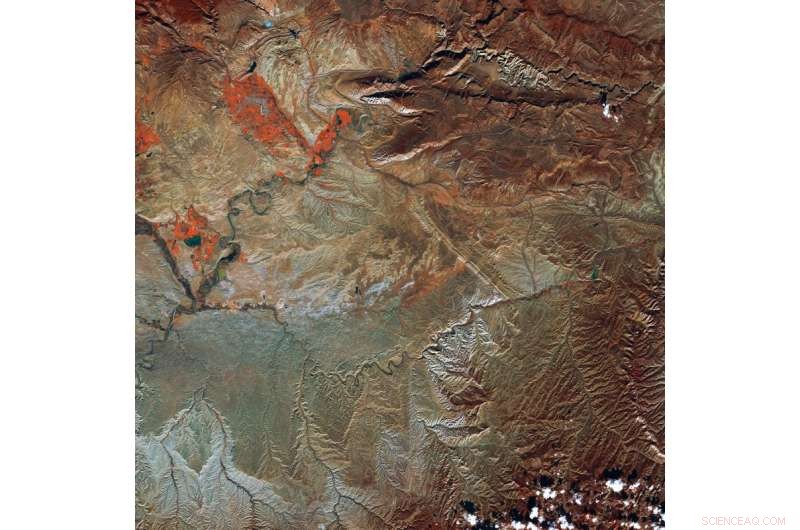 Uintah Basin Captured by Copernicus Sentinel-2A: High-Resolution Satellite View