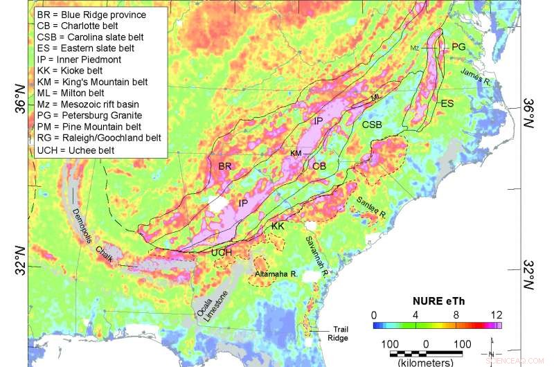 Assessing Rare Earth Element Mineral Potential in the Southeast U.S. Coastal Plain