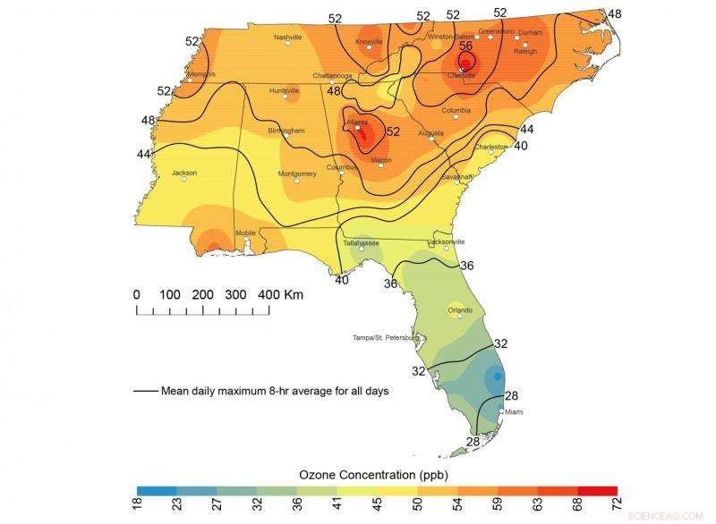 Researchers Warn Southeast US Will Face More Extreme Heat and Ozone Pollution as Climate Change Accelerates