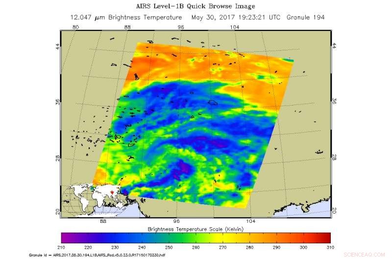 NASA Confirms Cyclone Mora Continues to Deliver Heavy Rainfall After Landfall
