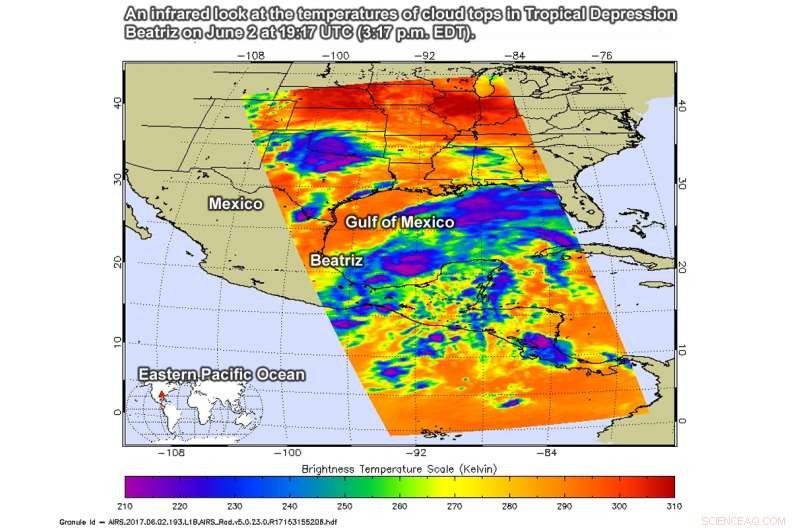 NASA s Final Analysis of Tropical Depression Beatriz Remnants in the Gulf