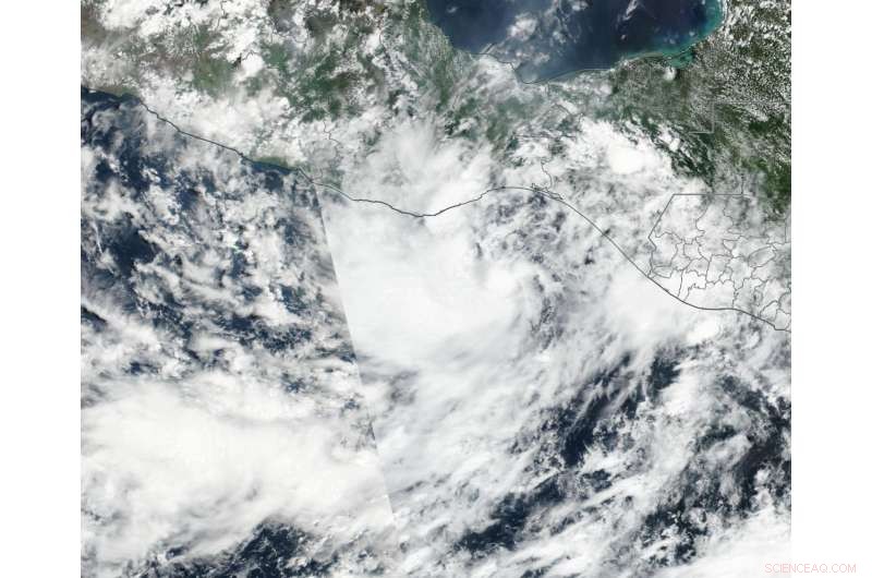 Suomi NPP Satellite Captures Unorganized Tropical Depression 3E Near Southwestern Mexico
