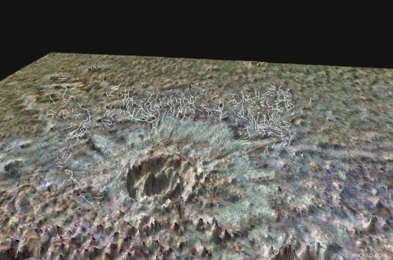 Hot Rocks, Not Warm Atmosphere, Created Recent Water-Carved Valleys on Mars