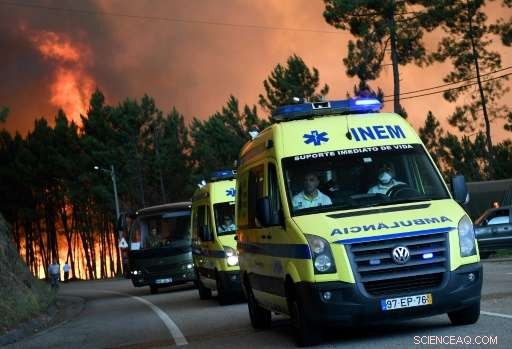 Portugal Forest Fire Continues as First Victims Are Buried