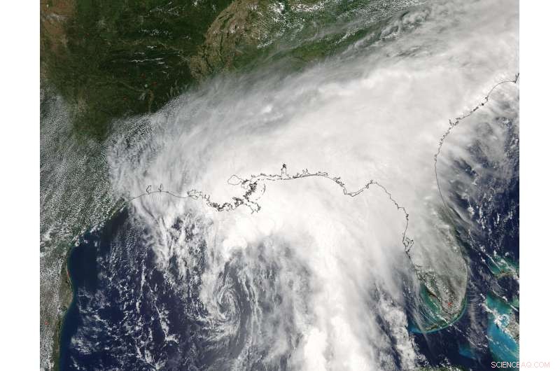 NASA Satellite Images Reveal Heavy Rainfall from Tropical Storm Cindy Over the Gulf Coast