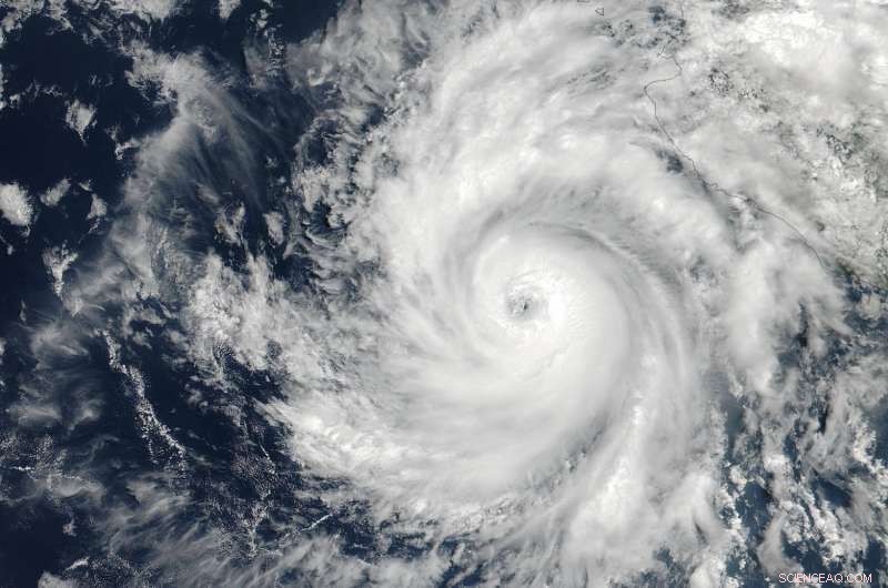 NASA s Suomi NPP Satellite Captures Hurricane Dora at Peak Intensity