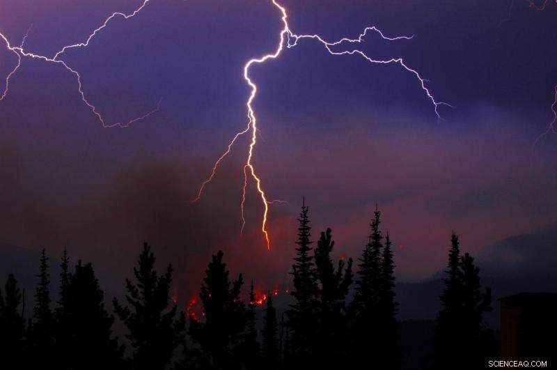 NASA Study Links Lightning to Surge in Boreal Forest Fires