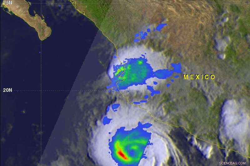 NASA Analyzes Intense Rainfall from Tropical Storm Dora