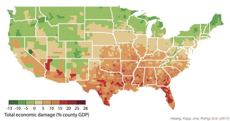 Climate Change Undermines US Economy and Fuels Inequality – New Study Finds