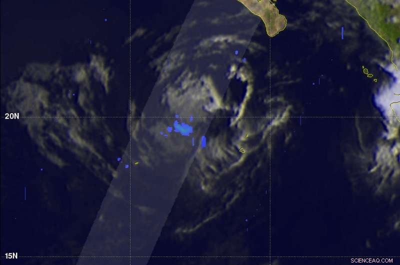 NASA Monitors Swift Dissipation of Tropical Storm Dora