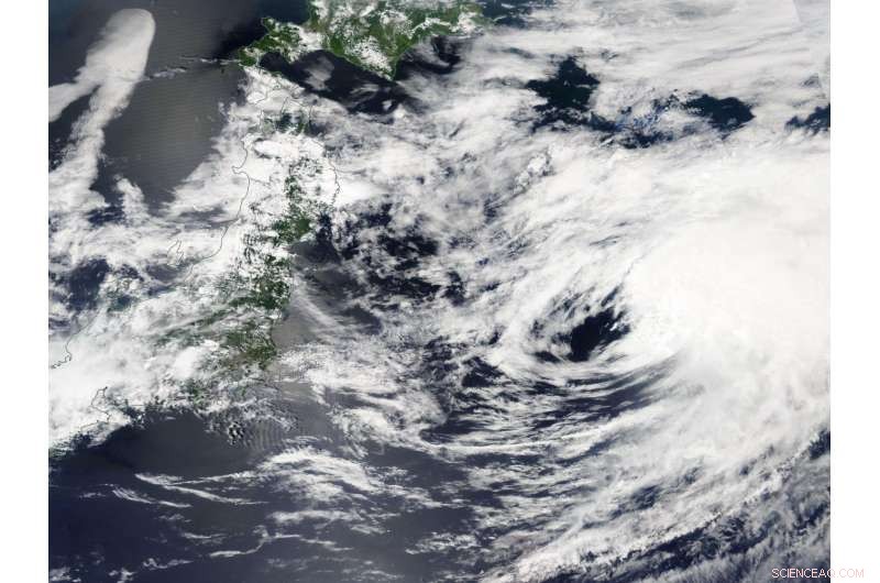 NASA’s Aqua Satellite Captures Remnants of Extra‑Tropical Cyclone Nanmadol East of Japan