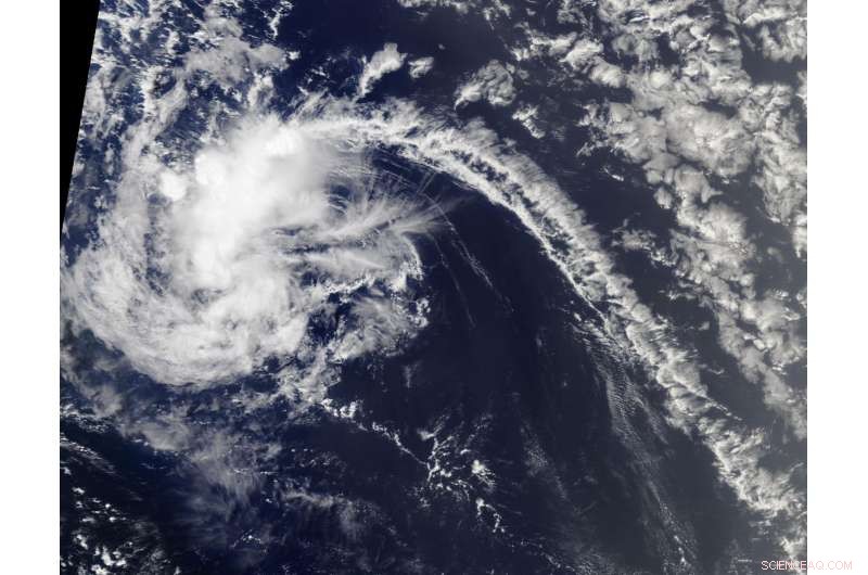 NASA Reports Weakening of Tropical Depression 4 in the Atlantic