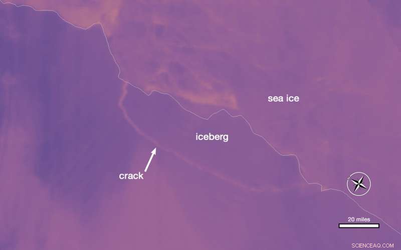 Massive Antarctic Iceberg Detaches, Weighing a Trillion Tonnes