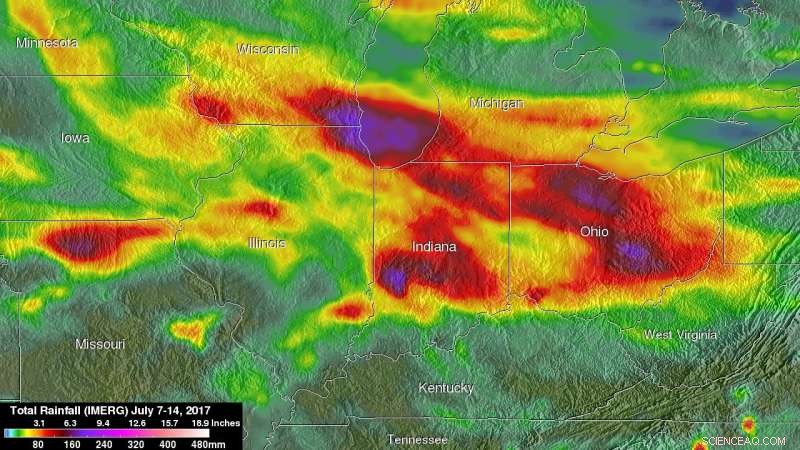 NASA Examines Record Midwestern Heavy Rainfall and Severe Storms