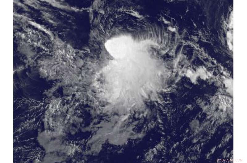 Satellite Imaging Shows Formation of Tropical Depression 8E in Eastern Pacific
