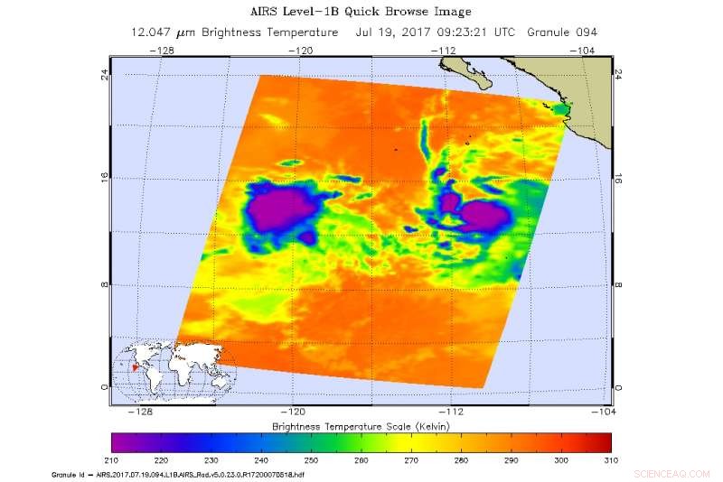 NASA Satellite Image Reveals Unstable Tropical Depression 8E