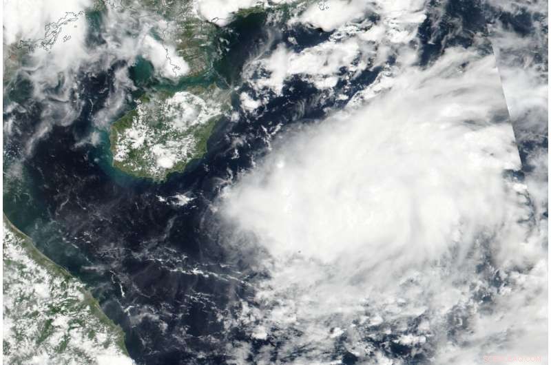 NASA Detects New Tropical Depression 08W Forming in the South China Sea