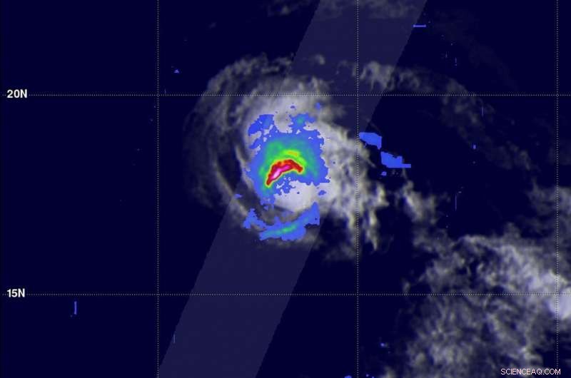 NASA Tracks Tropical Storm Fernanda as It Moves Into the Central Pacific