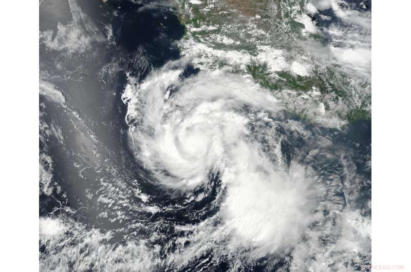 Suomi NPP Satellite Detects Hurricane Hilary Near Major Status