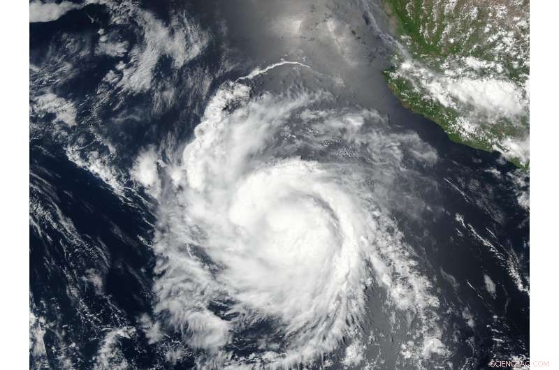 NASA Monitors Compact Hurricane Hilary in the Eastern Pacific