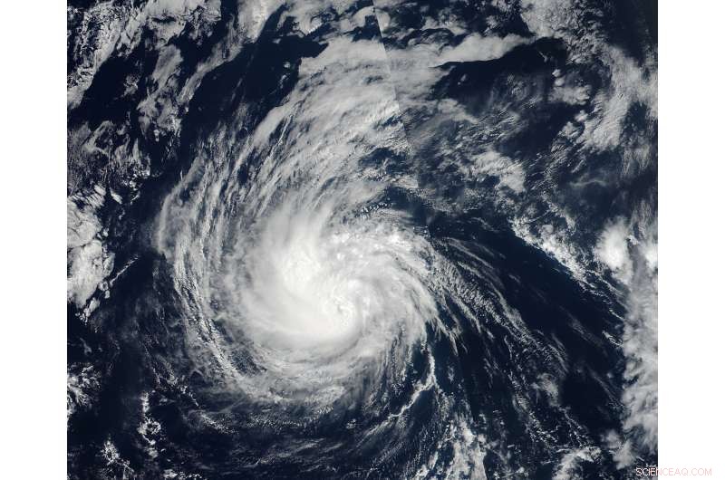 NASA Satellite Captures Hurricane Irwin Before Weakening to Tropical Storm
