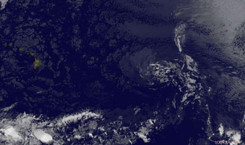 NOAA Satellite Captures Ghostly Cloud Swirl of Tropical Depression Greg