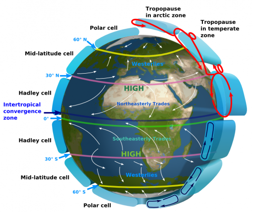 Ocean Circulation and Trade Winds Efficiently Stabilize Tropical Rainfall Patterns