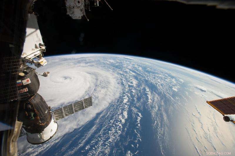 NASA Astronaut Captures Space Station View of Super Typhoon Noru