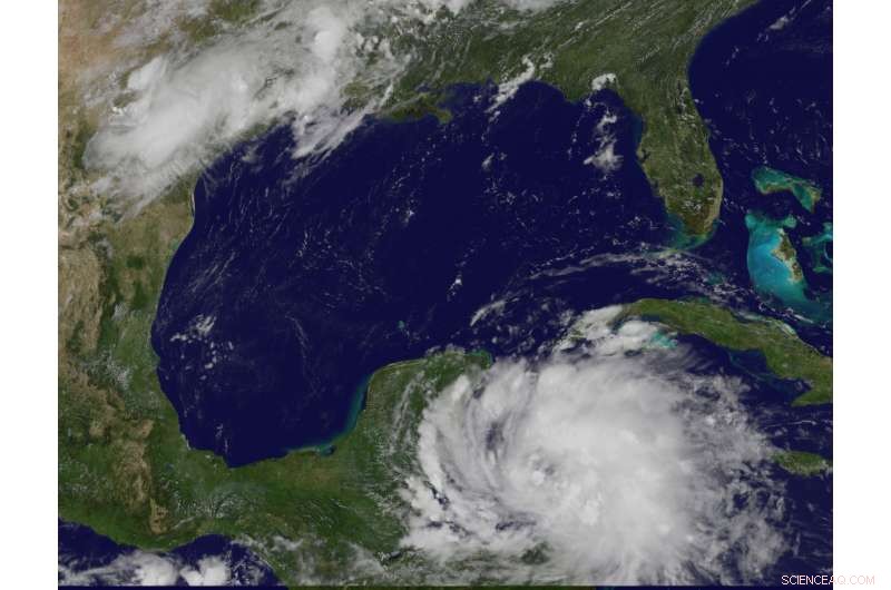 NASA tracks Tropical Storm Franklin’s evolution in the Caribbean
