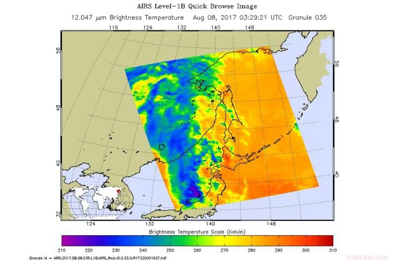 NASA Tracks the Dissipation of Tropical Depression Noru Over Japan