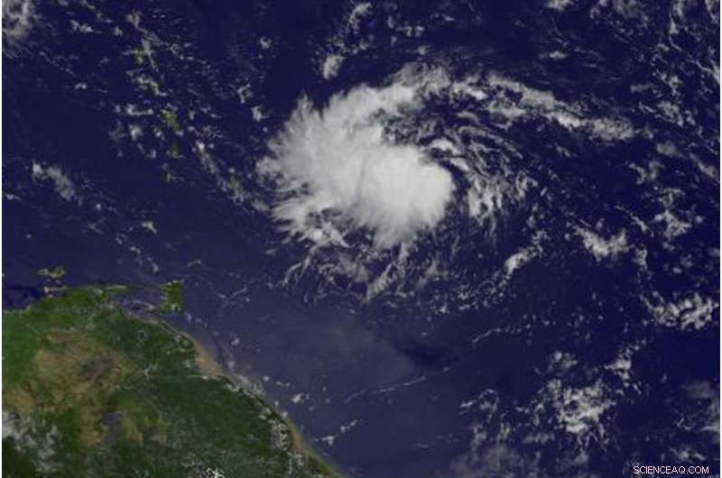 NASA Detects Tropical Depression 9 Near Lesser Antilles