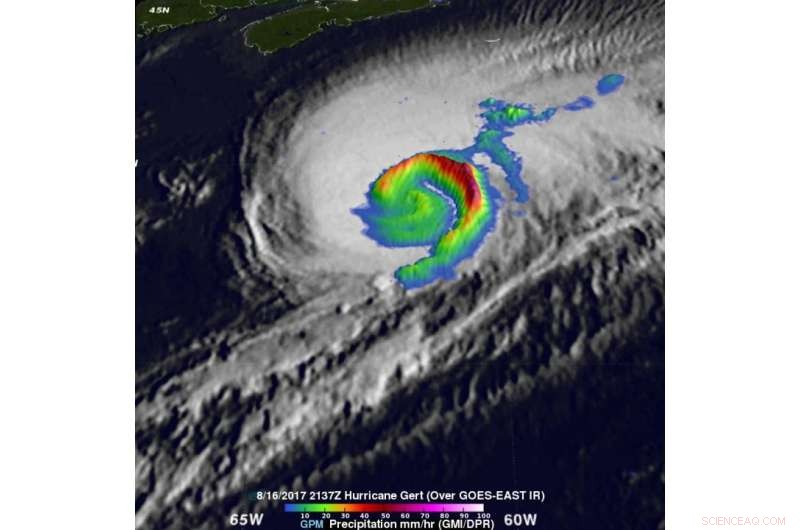 NASA Provides Final Rainfall Analysis for Hurricane Gert