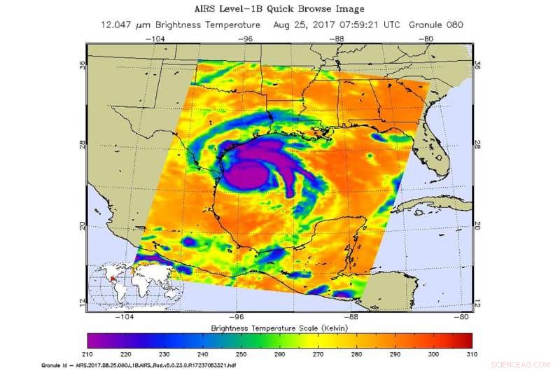 NASA Captures Infrared Image of Tropical Storm Pakhar