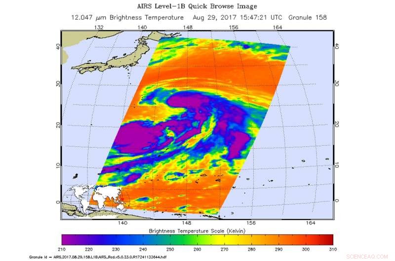 NASA Tracks Strengthening Tropical Cyclone Sanvu, New Tail Formation Observed