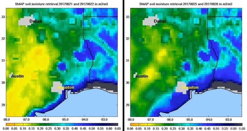 NASA Reveals How Hurricane Harvey Saturated Texas Soil
