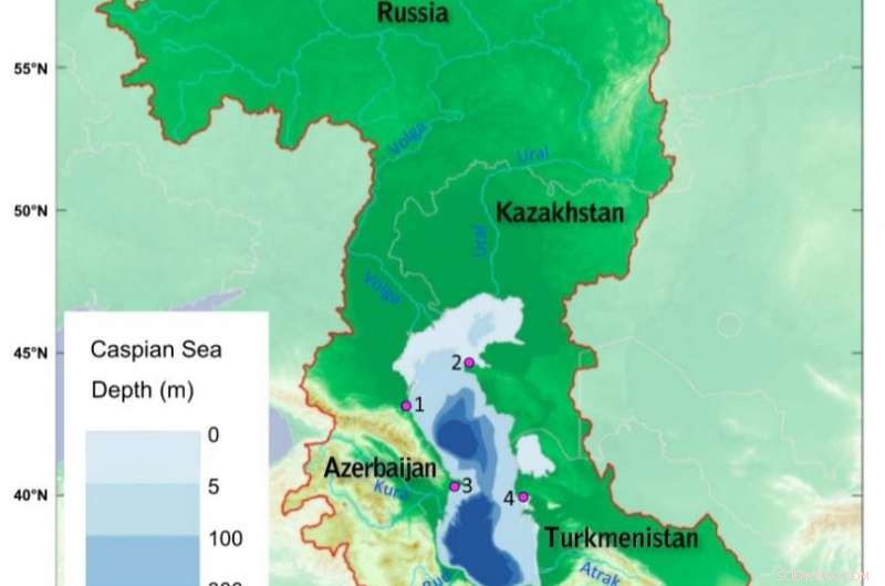 Caspian Sea Levels Drop Accelerating: New Study Links Rising Temperatures to 7 cm Annual Decline