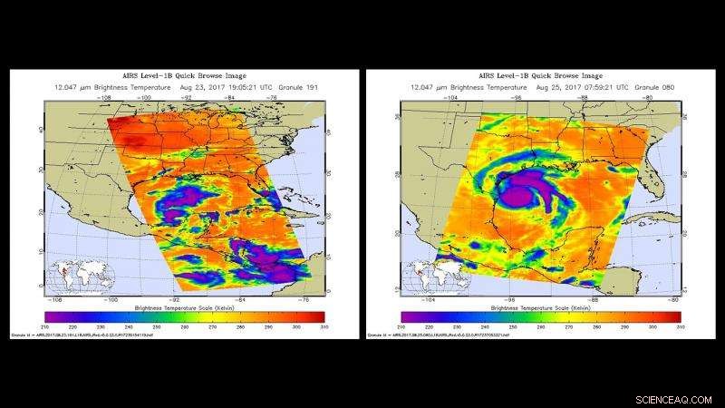 NASA Satellite Images Trace Hurricane Harvey’s Rapid Evolution