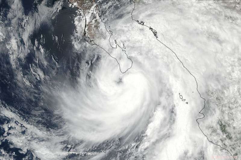 NASA Examines Hurricane Lidia’s Eye Near Baja California