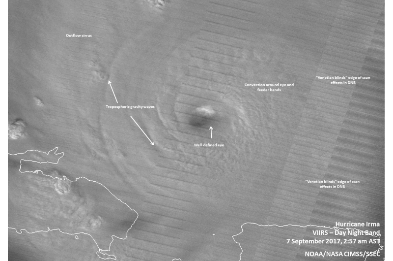 Satellite Imaging Reveals the Multi-Faced Storm of Hurricane Irma