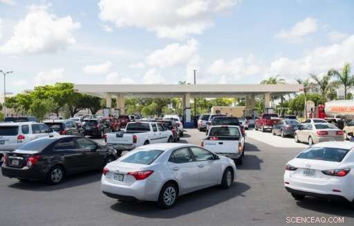 Florida Faces Fuel Shortages and Traffic Bottlenecks Amid Hurricane Irma Evacuations