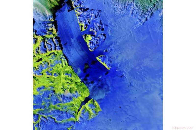 Petermann Glacier, Greenland – High‑Resolution Sentinel‑2 Satellite Image