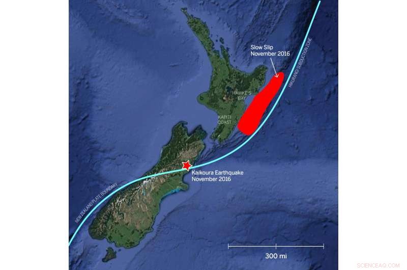 Kaikoura Earthquake Triggers Slow‑Slip Seismic Events Across New Zealand