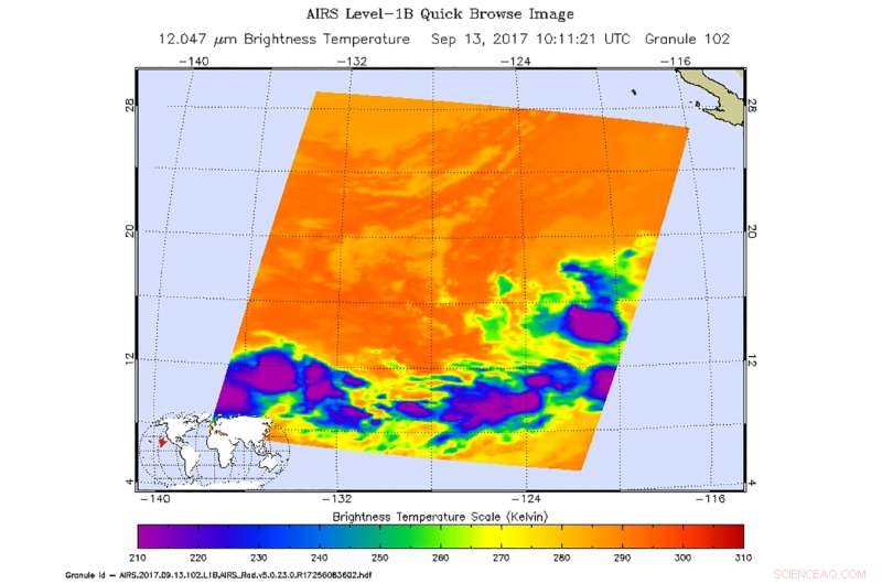 NASA Satellite Image Highlights Featureless Tropical Depression 15E