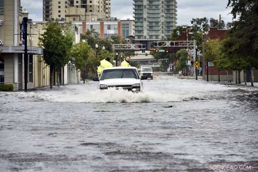 Hurricane Irma Triggers Record Storm Surges on Both Florida Coasts