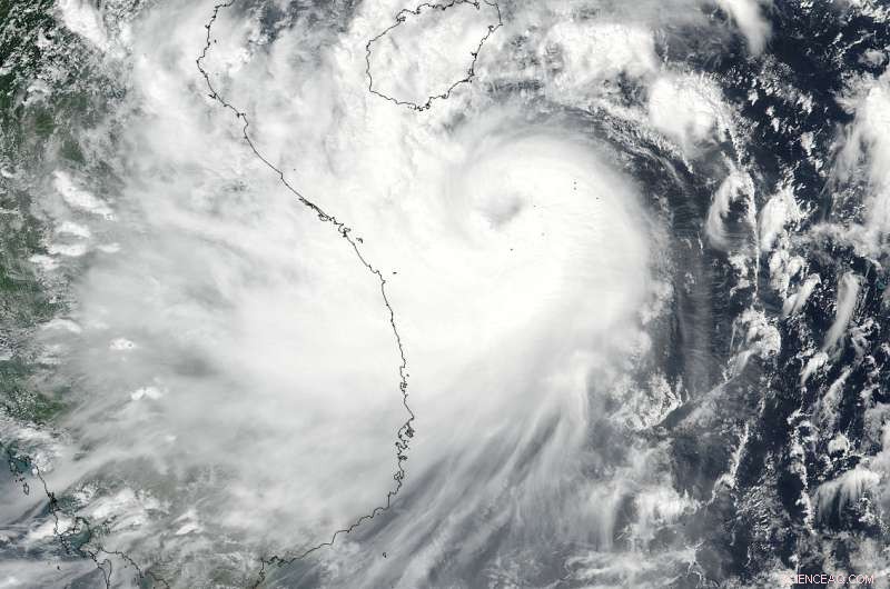 NASA Captures Typhoon Doksuri in the South China Sea