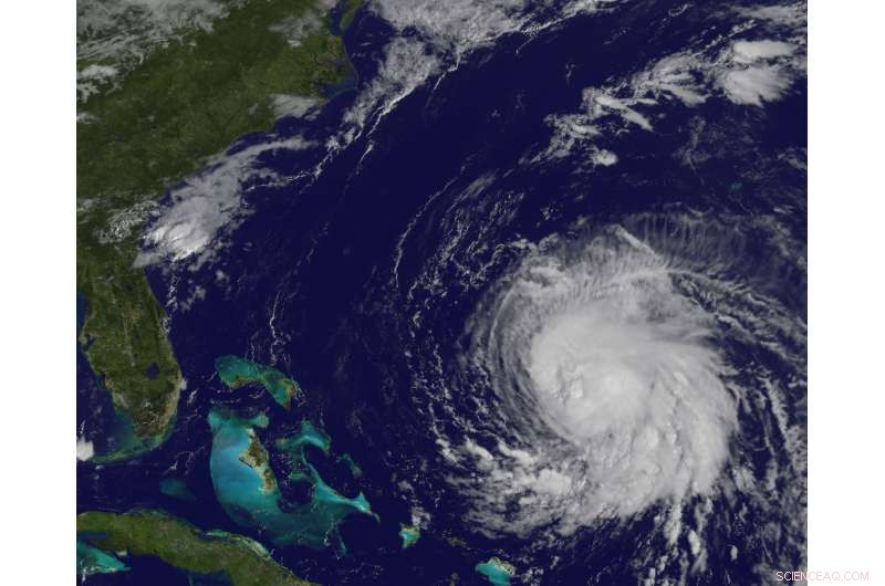 NOAA Satellite Tracks Tropical Storm Jose in Coastal Waters