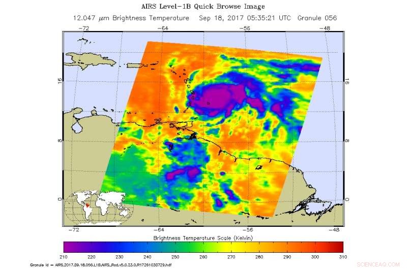 NASA Predicts Hurricane Maria’s Intensification into a Major Storm