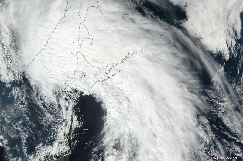 NASA Observes Talim Transition to Extra-Tropical Storm