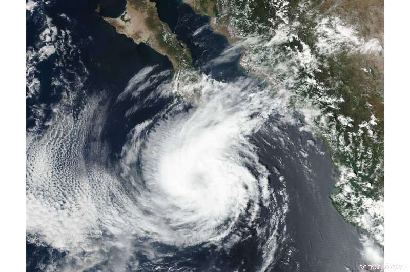 NASA Satellite Detects Tropical Storm Norma Generating Strong Surf Off Mexico
