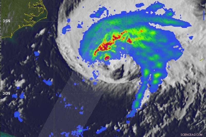 NASA Monitors Hurricane Jose Drifting Along U.S. East Coast